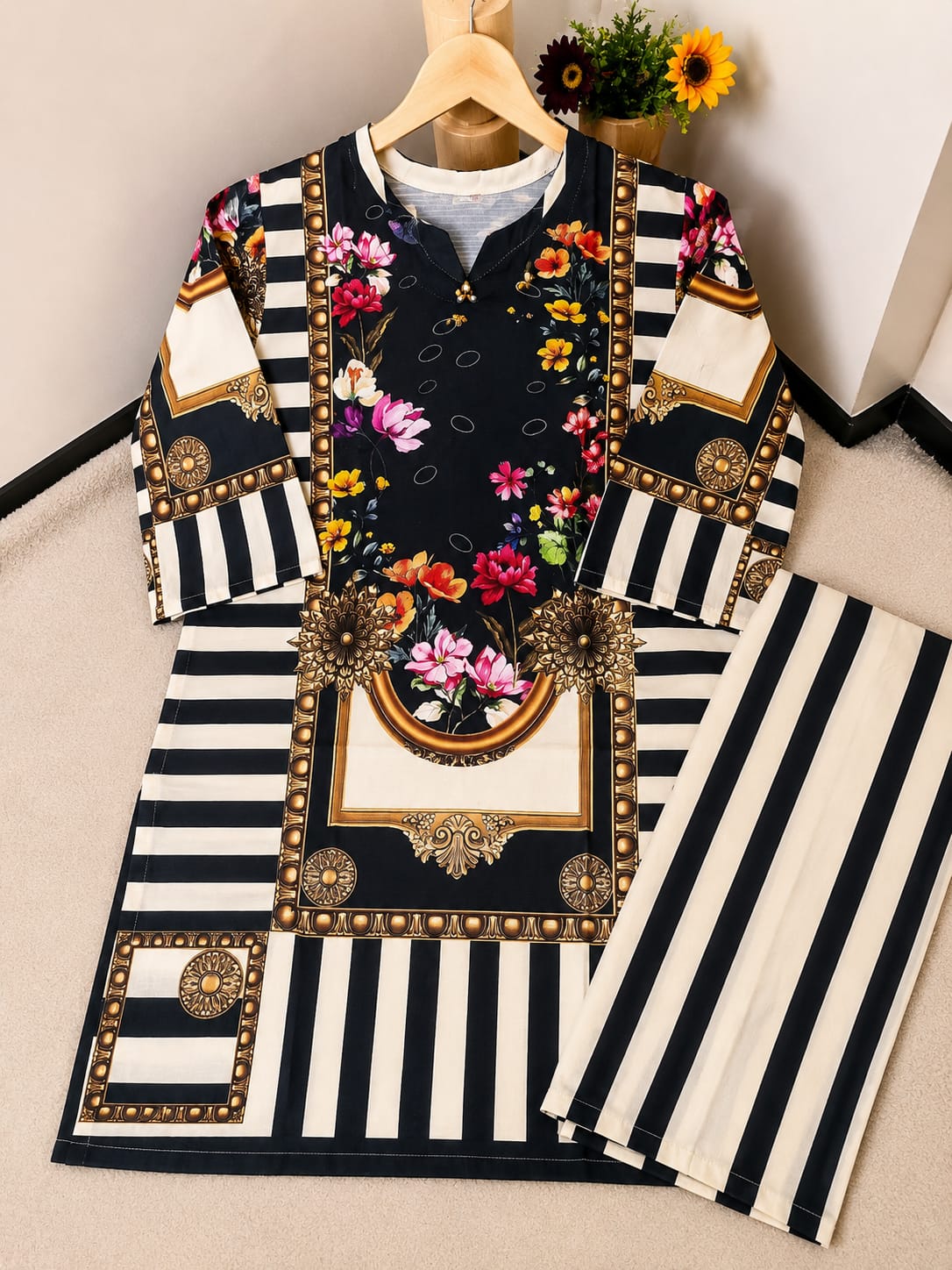 Premium 2-Piece Bana Dora Lawn Suit