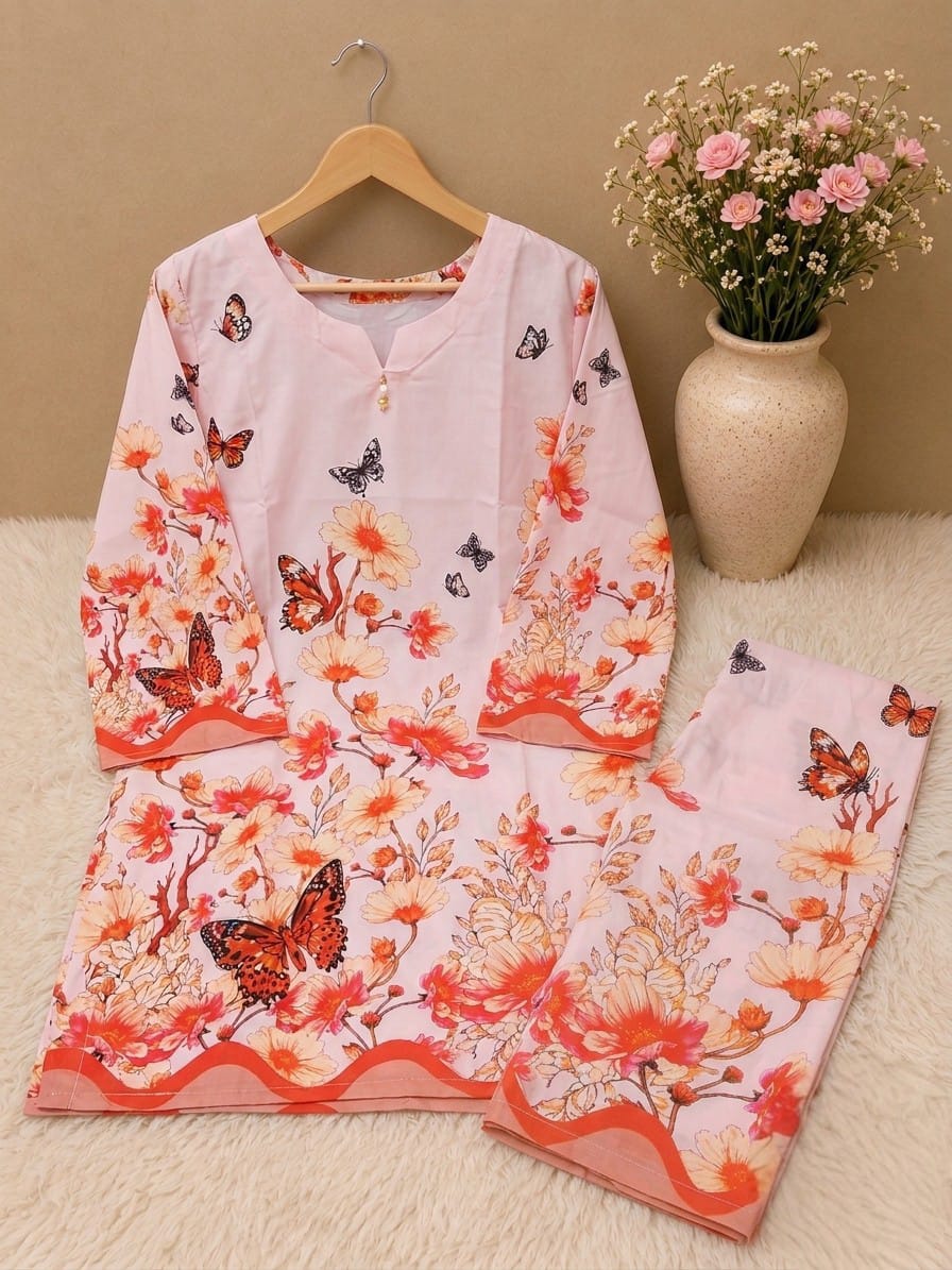 Premium 2-Piece Bana Dora Lawn Suit
