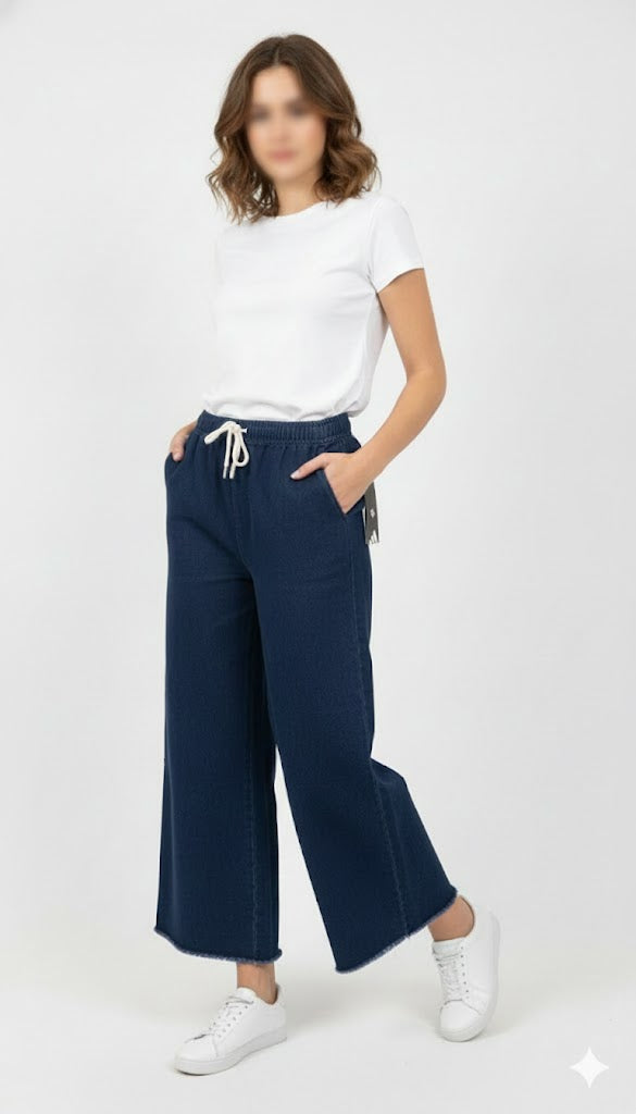 Stylish Baggy Denim Jeans – Adjustable Waist