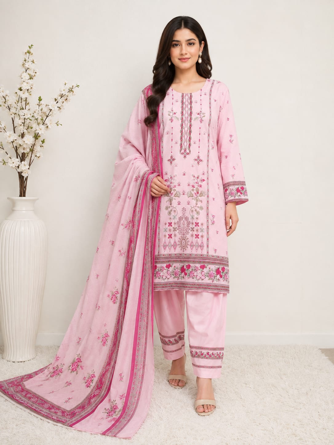 Al Karam 3-Piece Lawn Suit
