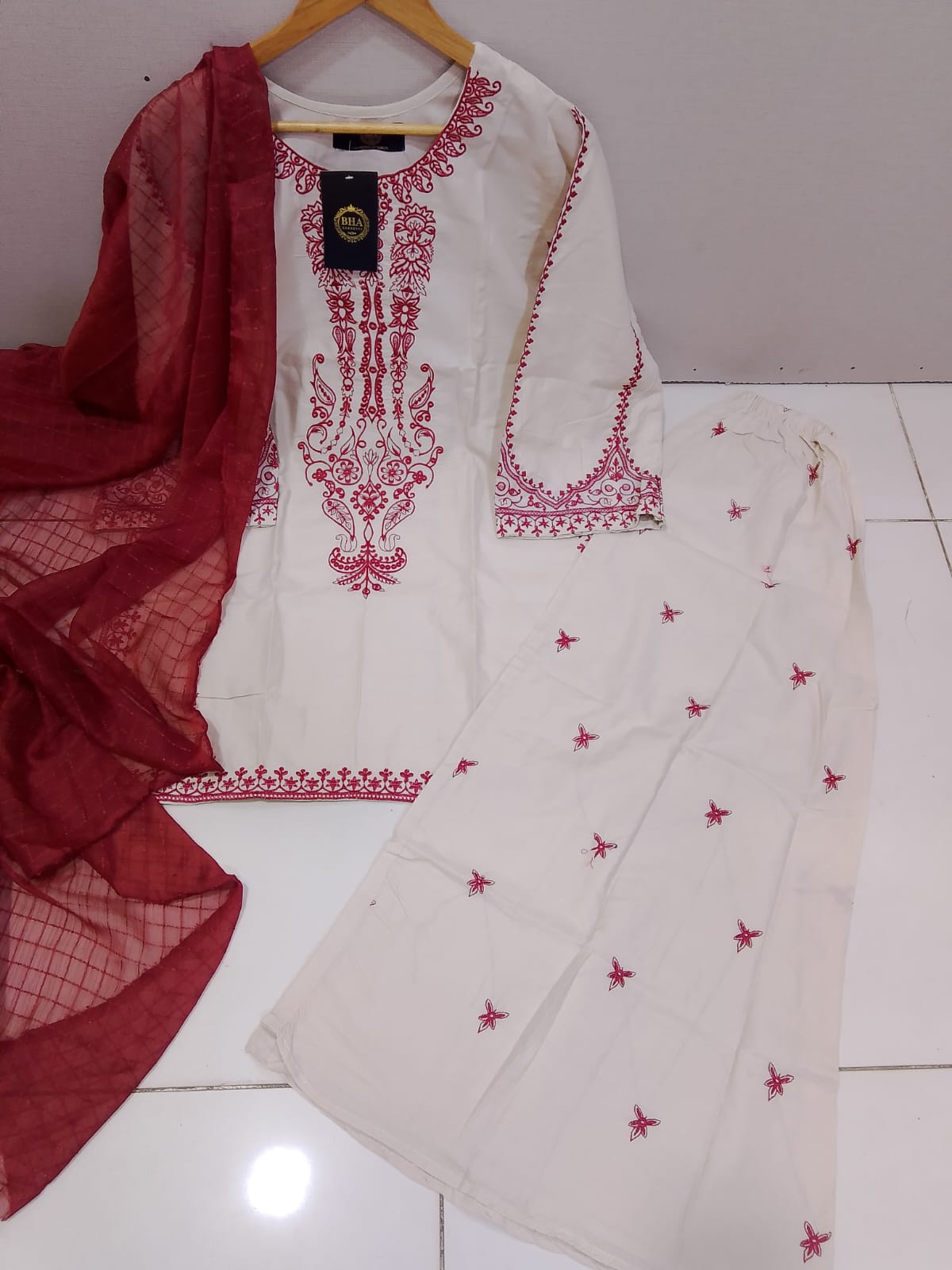 Premium Embroidered Cotton Breeze 2pc Suit