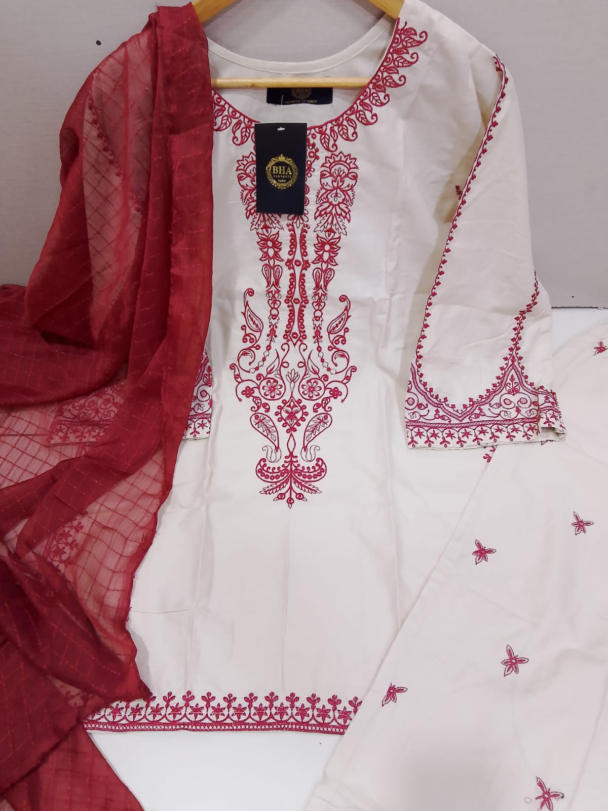 Premium Embroidered Cotton Breeze 2pc Suit