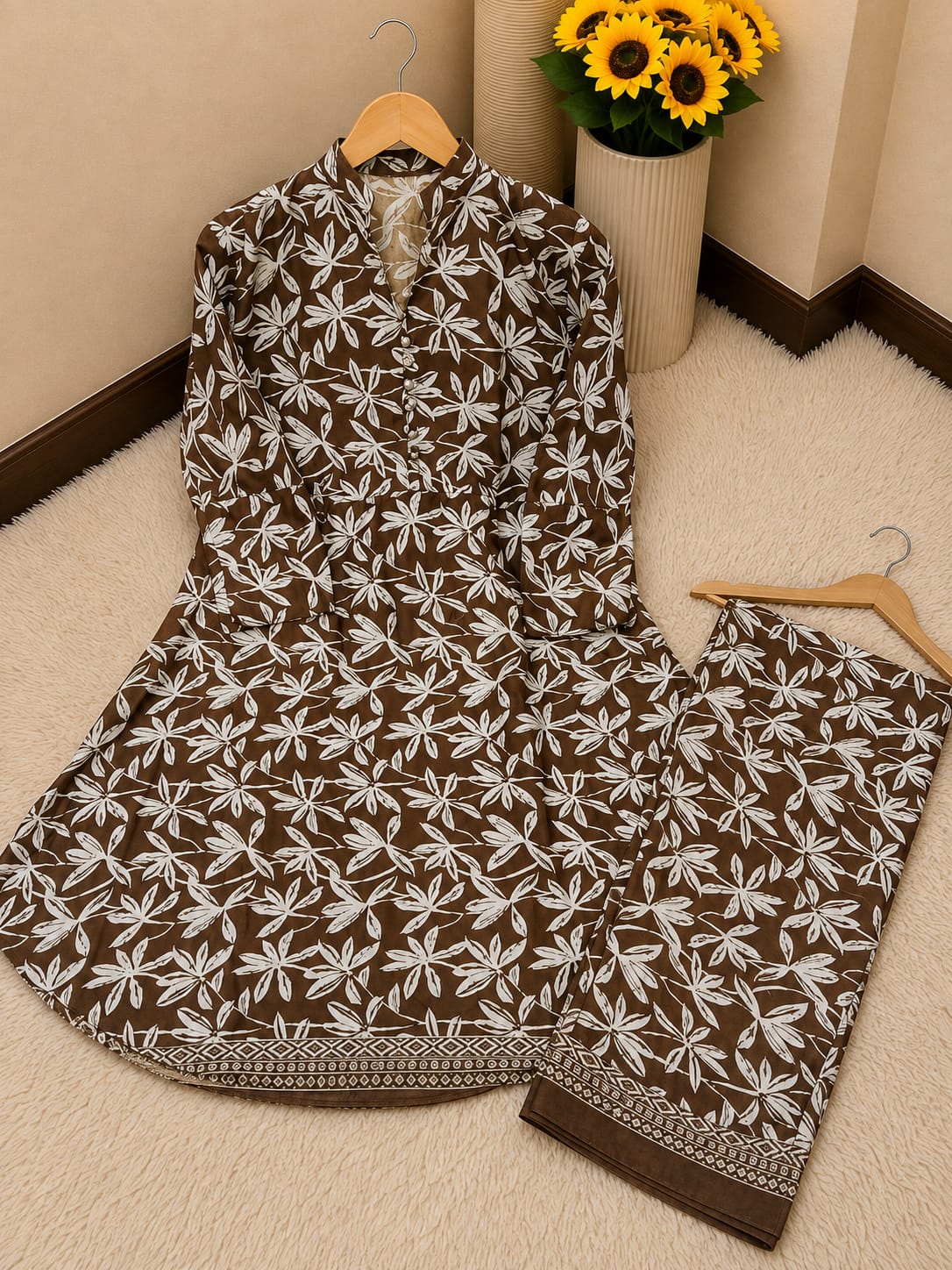 Polo Cotton Frock 2pc Suit – with 9 Prints