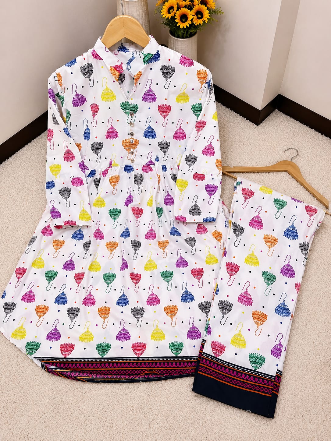 Polo Cotton Frock 2pc Suit – with 9 Prints
