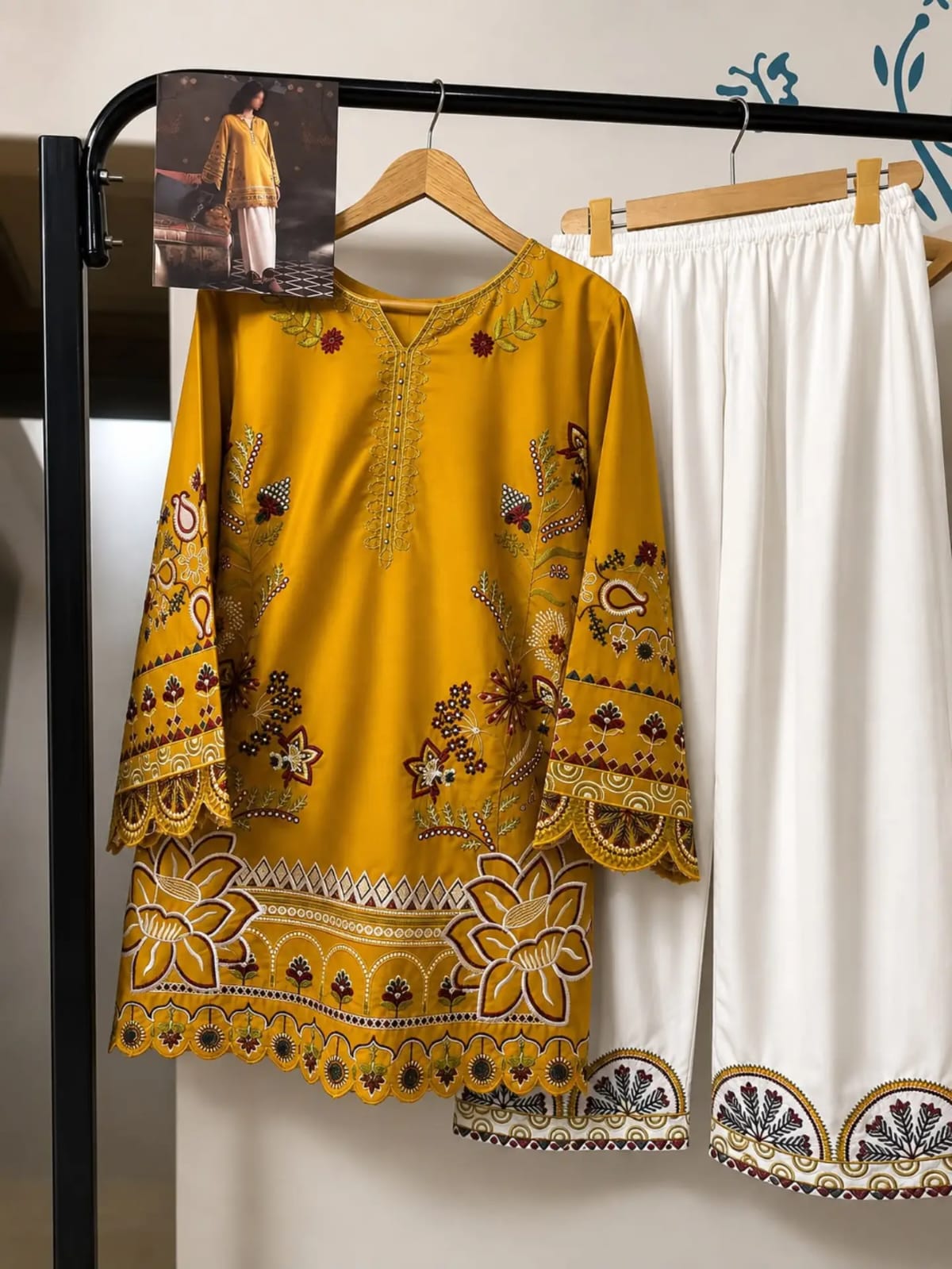 Farshi Shalwar Co-Ord Set – Bareeza Cotton