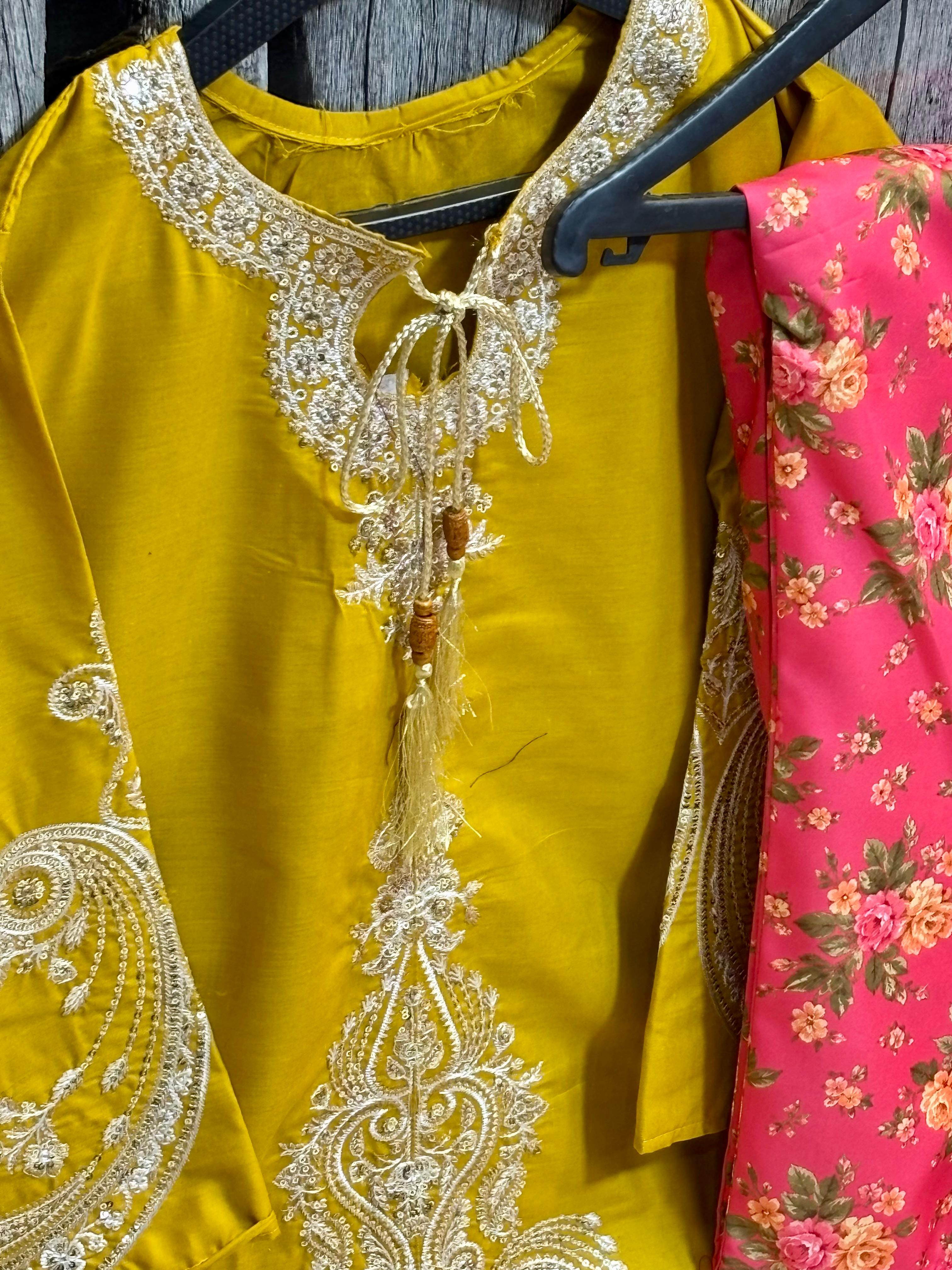 Sequence Embroidered Fancy 3pc Suit