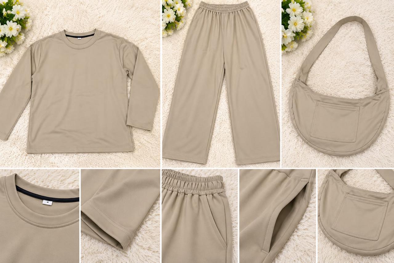 Premium Fleece 3pc Set with Matching Bag