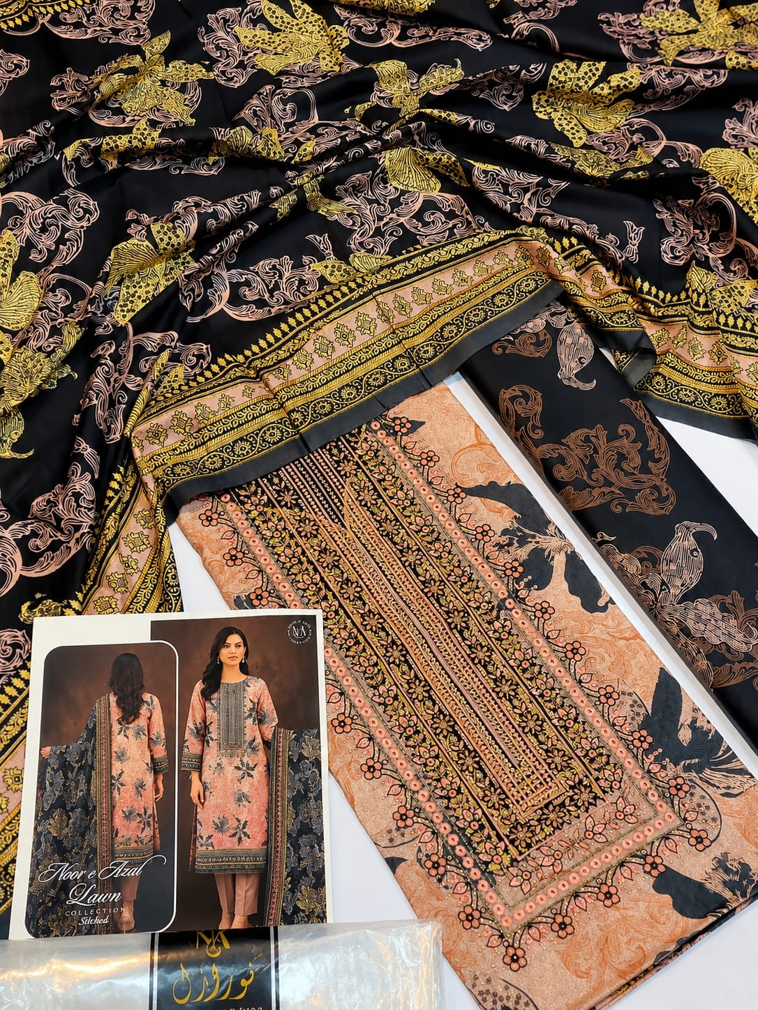 Noor E Azal Luxury Unstitched Lawn Collection