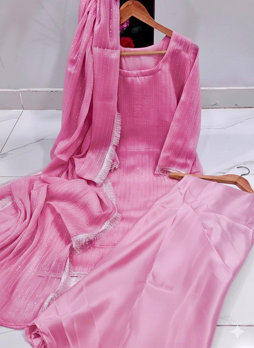 Original Shisha Silk Stones  3pc Suit with Shamoze Silk Flapper
